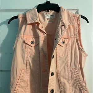 Light Pink Jean Vest